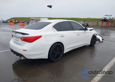 2015 Infiniti Q50 Base z USA, uszkodzony, nr VIN JN1BV7AR1FM393866